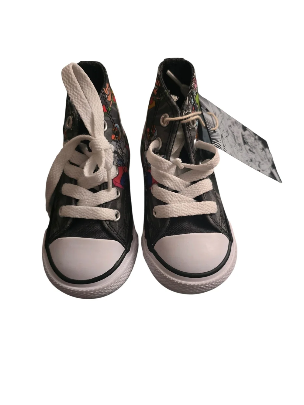 Converse DC COMICS TEEN TITANS GO!! Kids' Black Multi Cartoon High-Top Sneakers